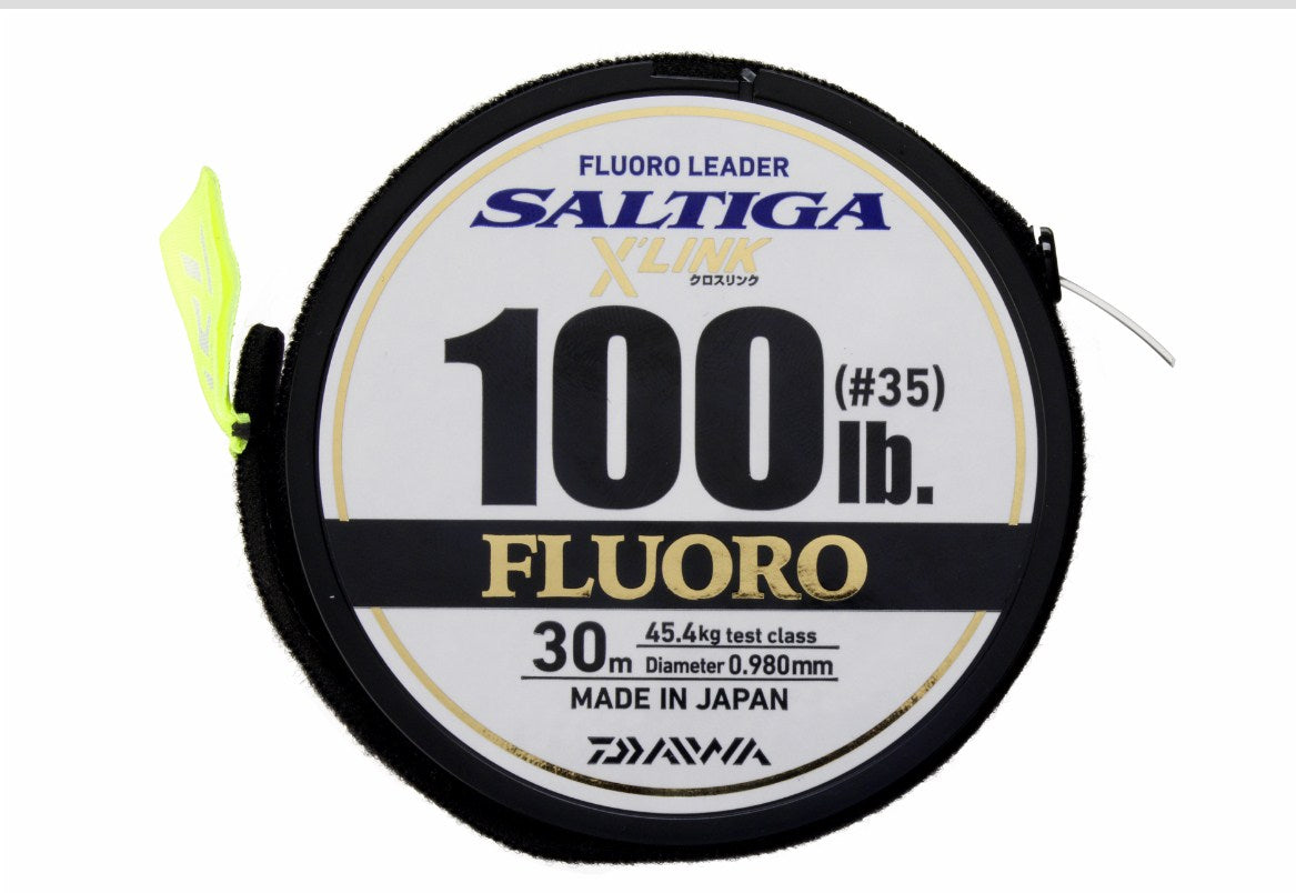Флуорокарбонов лидер - DAIWA SALTIGA XLINK Fluorocarbon Leader 30м