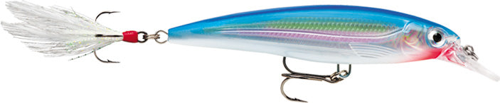 Воблер RAPALA X-Rap ® - 10cm/13gr, SB, 13 grams, blue and white fishing lure with treble hook.
