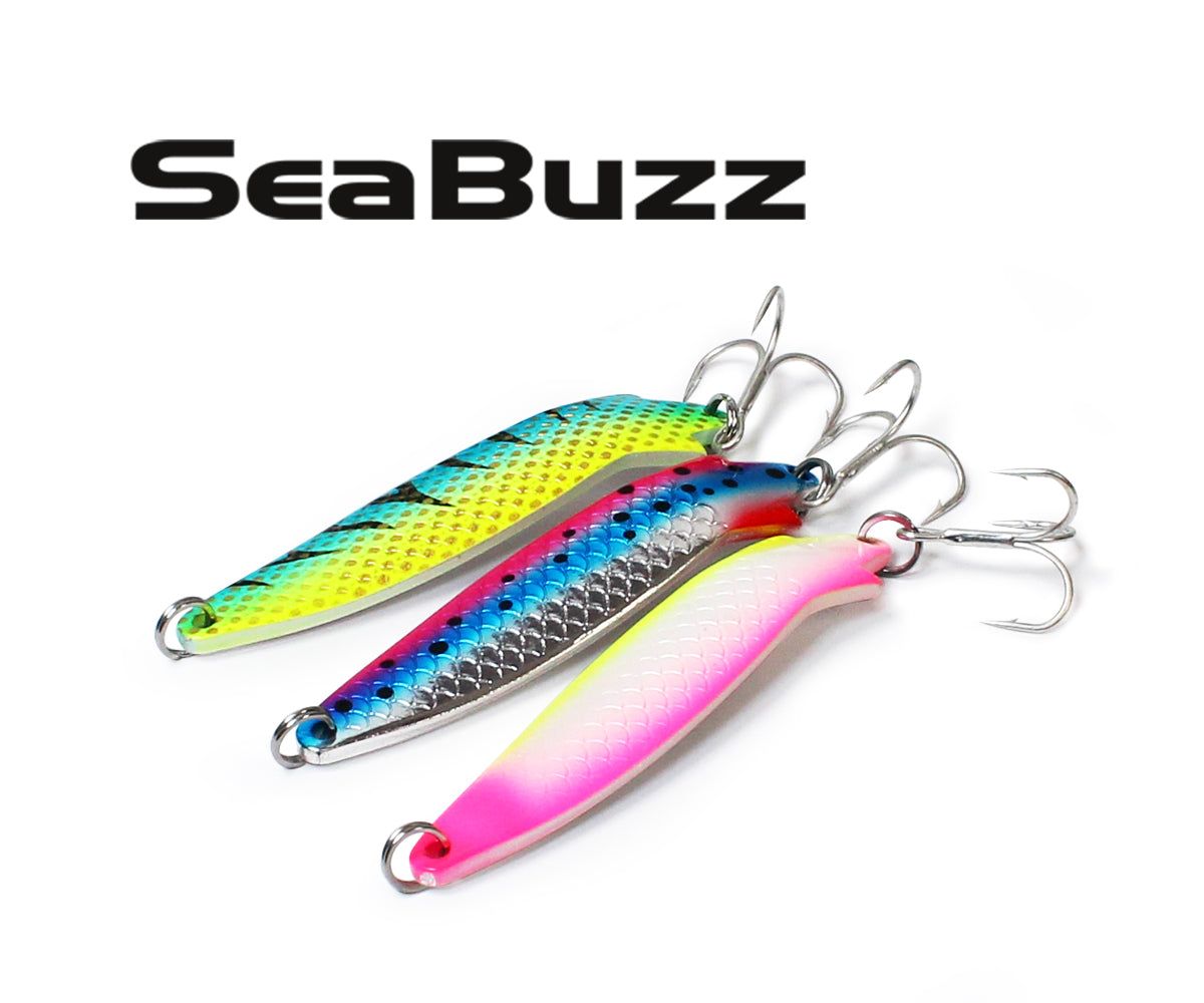 Клатушка Sea Buzz Triton - 7.50cm/22g тройна кука и атрактивни цветови схеми за риболов на хищници.