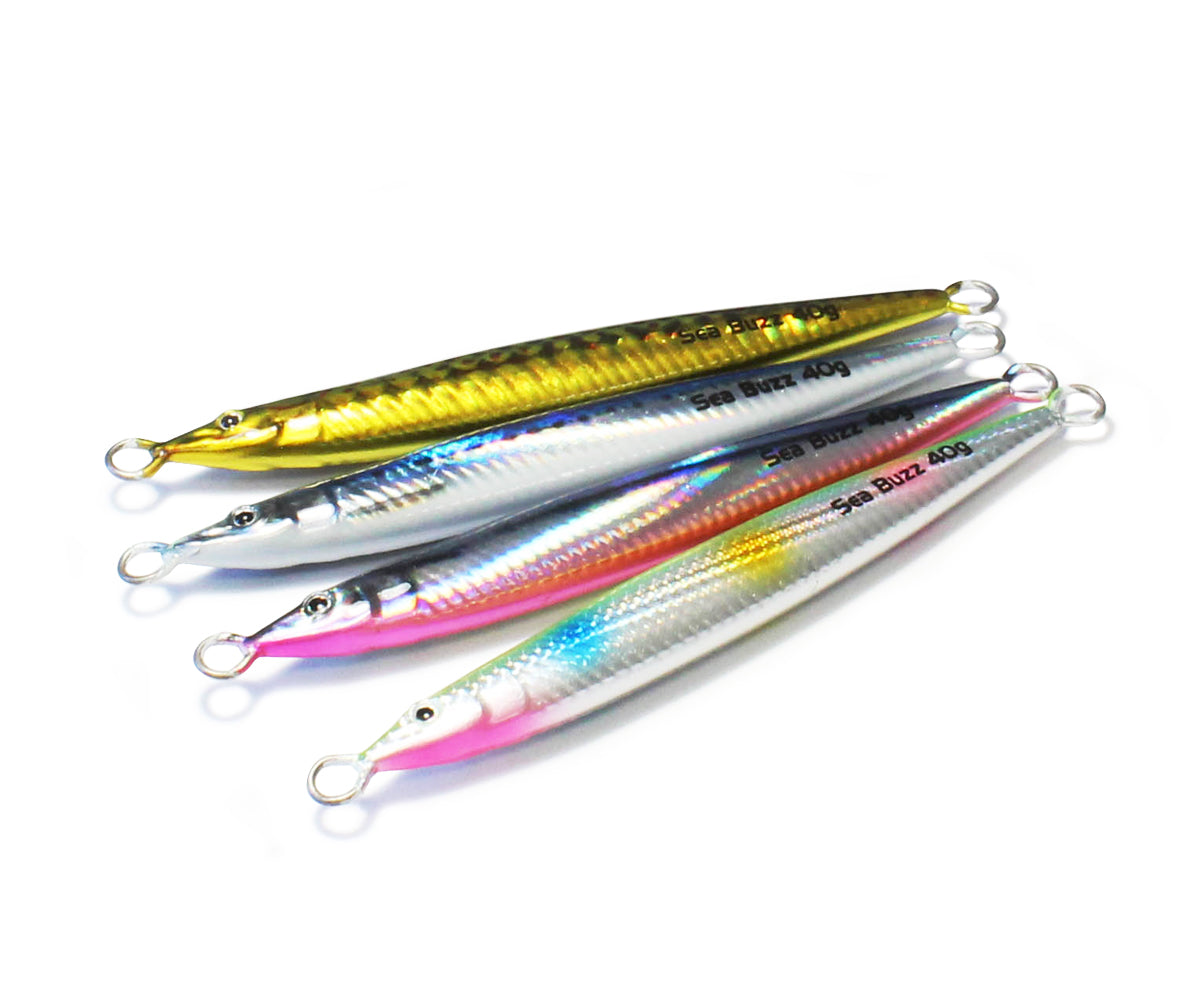 Пилкер SeaBuzz 345UV - 30gr/8cm в различни цветове и UV покритие за риболов.