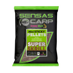 Пелети SENSAS Mini Sticky Pellets - 700gr/2mm с вкус на SUPER KRILL, идеални за фидер техники.