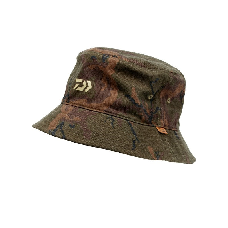 Шапка DAIWA Carp Camo Bucket Hat - универсален размер - камуфлажна шапка с широка периферия за риболов.