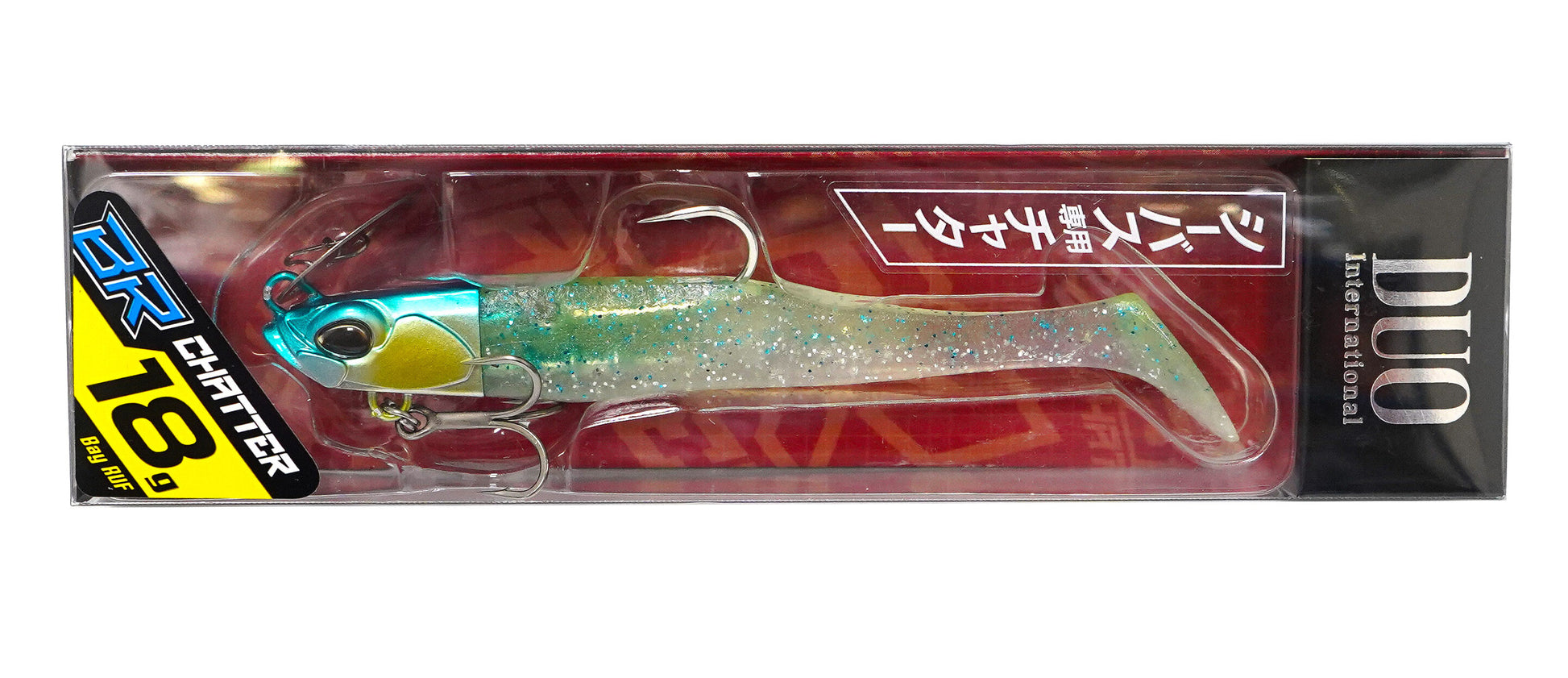 Силиконова примамка с джиг глава Duo BAY RUF CHATTER SHAD - 8.9cm/18.0gr в опаковка.
