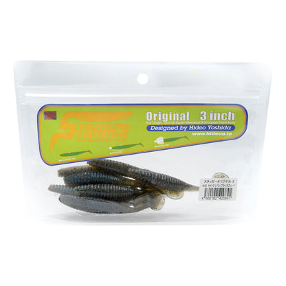Силиконови примамки Hide Up STAGGER ORIGINAL 3''/ 7.6CM - #142 в опаковка на риболовни такъми