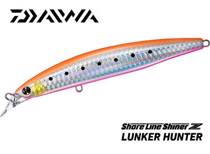 Воблер DAIWA Shoreline Shiner Z LH 130F - HD / 13cm/26gr - Floating в цвят Orange Sardines с безшумна магнитна система и висока производителност.