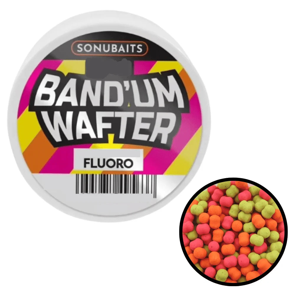 Балансирани дъмбели (Wafters) SONUBAITS Band'Um Fluoro - 6/8/10mm