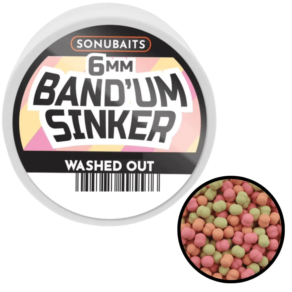 Потъващи пелети SONUBAITS Band'Um Sinkers Washed Out - 10mm