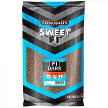 Захранка SONUBAITS F1 Dark - 2kg в опаковка, идеална за риболов на каракуда и шарани.