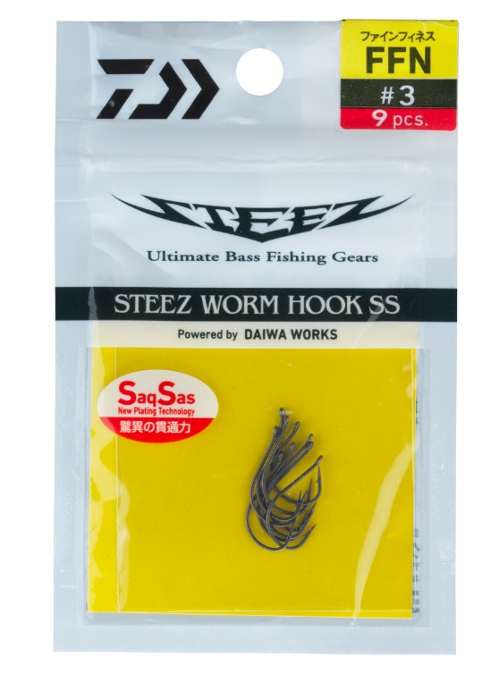 Офсетни куки DAIWA STEEZ WORM HOOK SS FFN