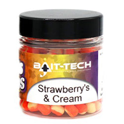 Балансирaни дъмбели (Wafters) BAIT-TECH Duo Criticals Wafters - 5mm (различни видове) Strawberry & Cream