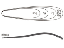 Клатушка TIEMCO LIGHTNING WOBBLER - 5.5cm/7.0gr specifications and weight options 3.5g, 5g, 7g, 10g, 14g, 18g.