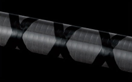 Спининг въдицa Daiwa Trout X AT 60L - 1.83m/1-10gr, детайл на Брейдинг X-Technology.