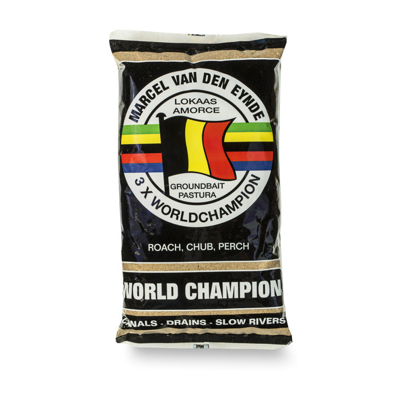 Захранка Van Den Eynde WORLD CHAMPION – 1kg, улов на риба шаран и платика, идеална за различни водоеми.