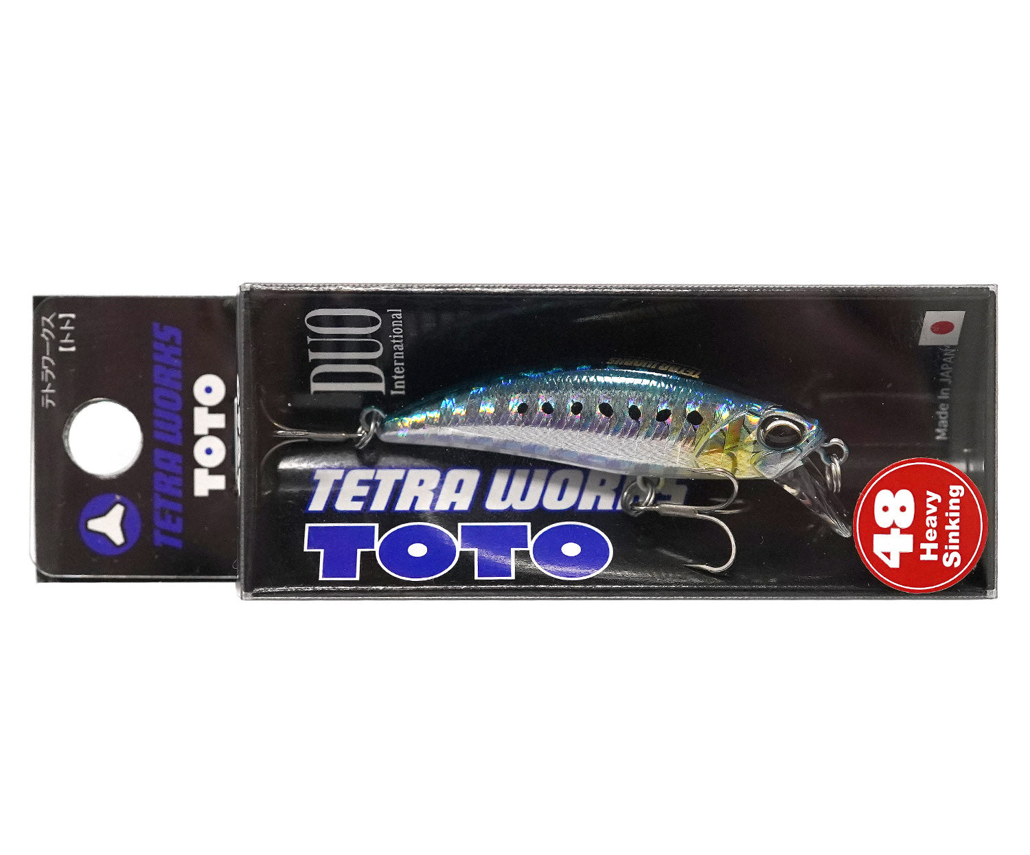 Воблер Duo TETRA WORKS TOTO 48HS - 4.8cm/4.3gr - Sinking AHA0011 Sardine in packaging