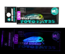 Воблер Duo TETRA WORKS TOTO FAT 35S - 3.5cm/2.1gr - Sinking in UV light display.