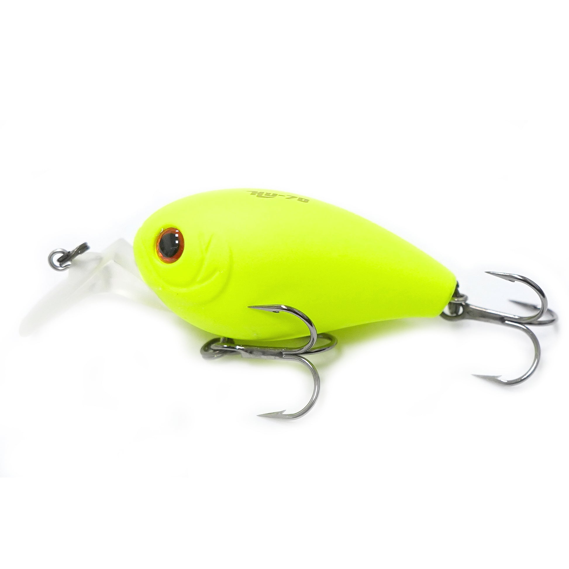 Воблер Hide Up HU-70F - 6.0cm/8.6gr - Floating in High Lemon color, ideal for fishing.