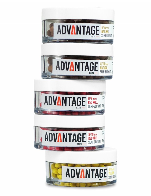 Балансирани дъмбели (Wafters) Daiwa ADVANCE SEMI BUOYANT HOOKBAITS