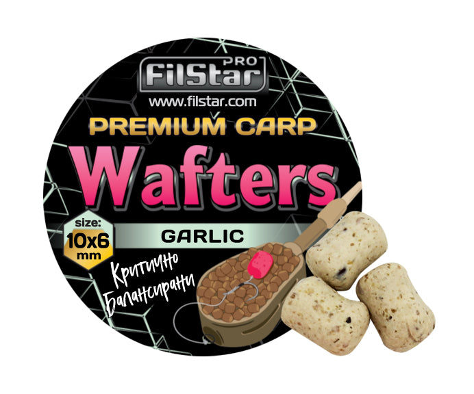 Балансирни дъмбели FilStar Wafters Premium Carp Mini - 8x5mm / 30g - различни аромати с мирис на чесън