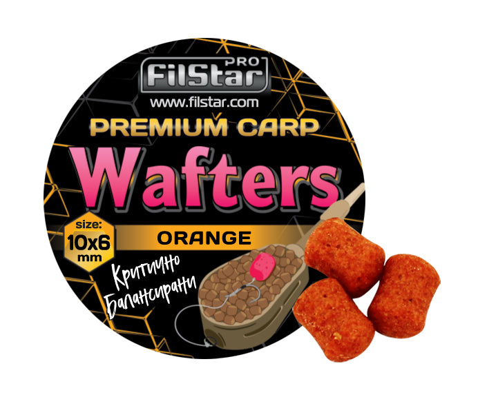 Балансирани дъмбели FilStar Wafters Premium Carp - 10x6mm / 30g - различни аромати