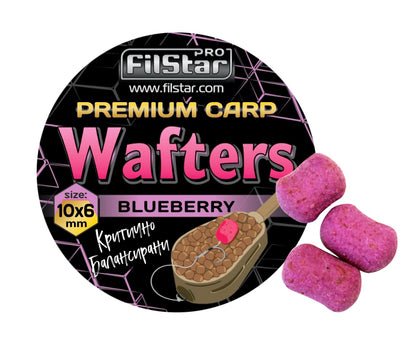 Балансирани дъмбели FilStar Wafters Premium Carp - 10x6mm / 30g - различни аромати