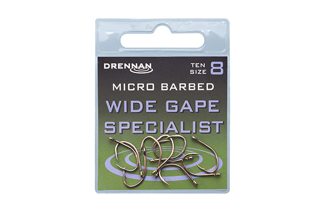 Куки с микро контра и ухо DRENNAN WIDE GAPE SPECIALIST