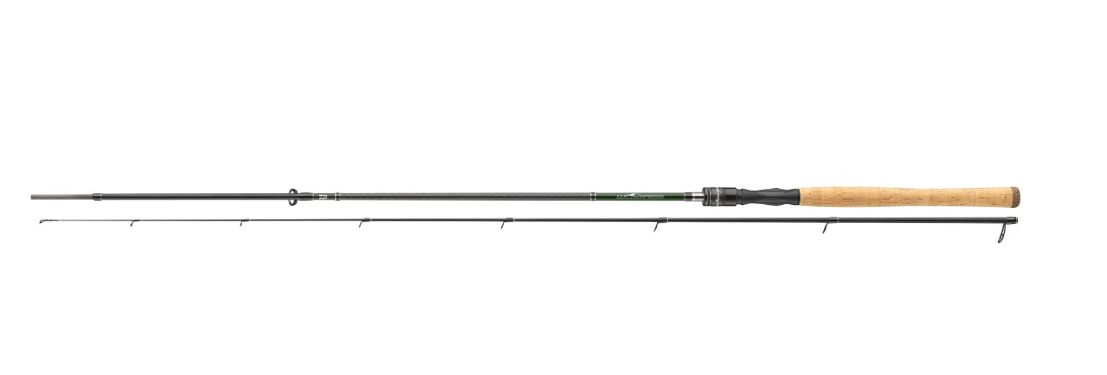 Спининг въдици DAIWA WILDERNESS SOLID SPIN с легка HMC+ бланка и удобна дръжка.