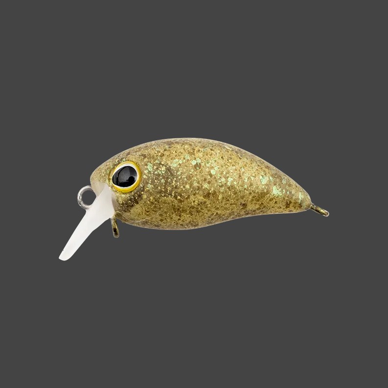 Воблер Jackall Chibi PaniCra SR-SS - 2.5cm/1.5gr in PERF.OLIVE color, featuring a shiny finish and realistic design.