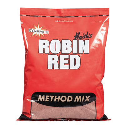 Захранка DYNAMITE Robin Red Method Mix DY109 - 1.8кг в опаковка с червен дизайн.
