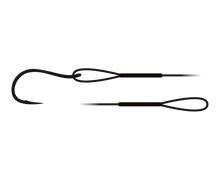 Стоманен повод за щука с кука ZEBCO Trophy Steel Trace 1x7 - Single Hook - 60cm/9kg привлекателна графика на кука.